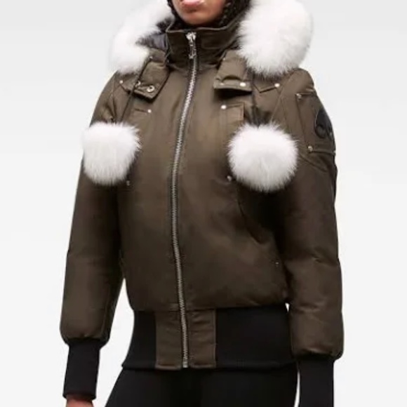 Moose knuckle ORIGINAL DEBBIE BOMBER FUR size L - Picture 1 of 7